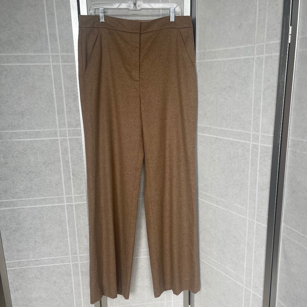 Nwt Veronica Beard Taupe Tonelli Pants Sz 14